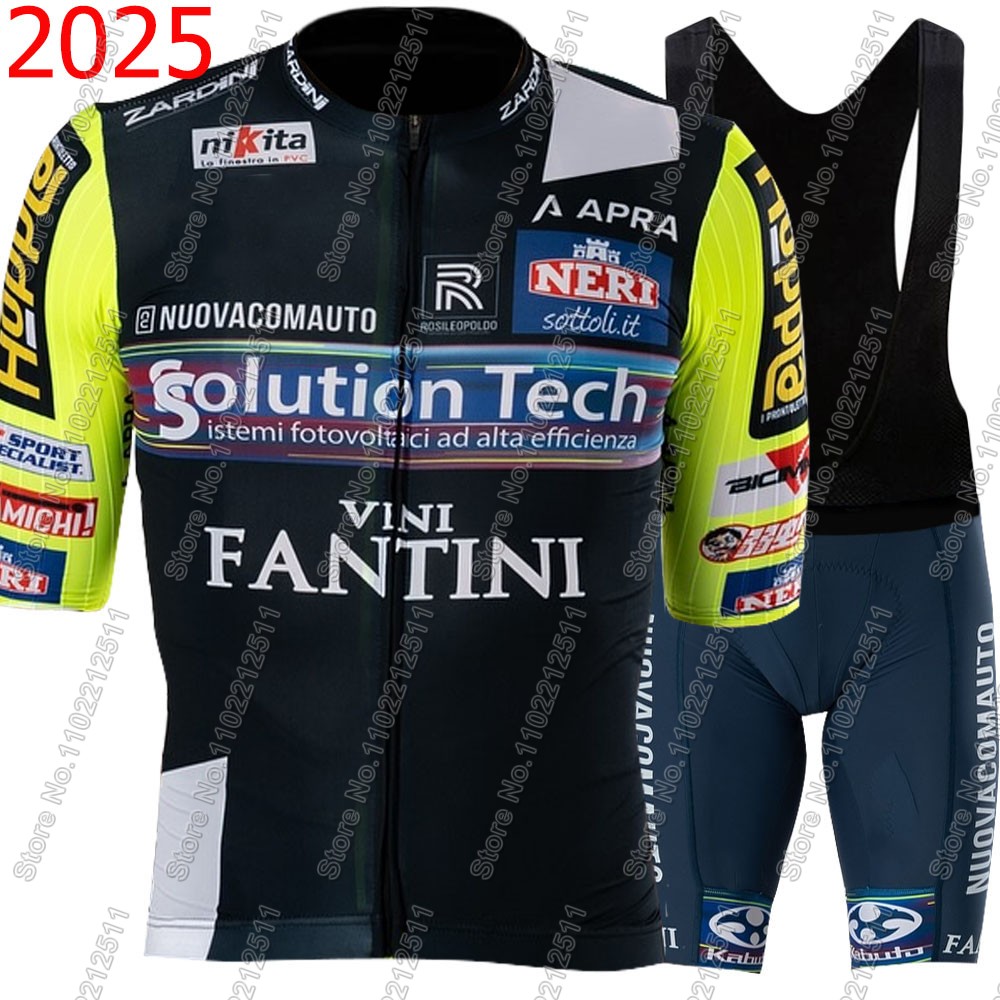 Cycling Commute Shorts - Team Solution Tech - Vini Fantini