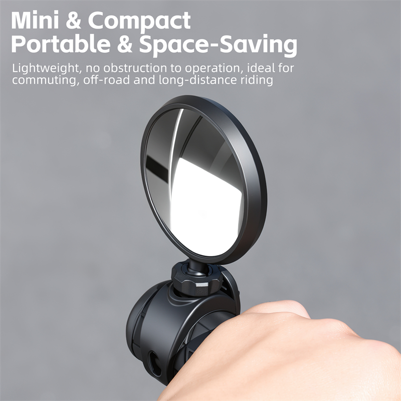 Mirror Handlebar Convex - กระจกมองหลังจักรยานมุมกว้าง WEST BIKING HD 360 องศา