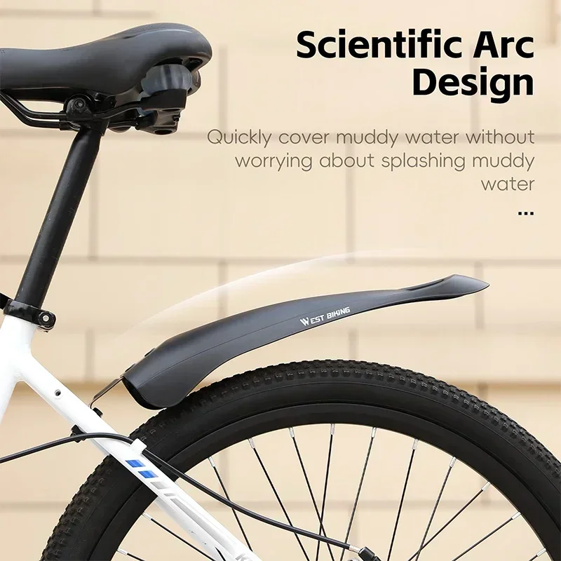 Fender Mudguard Set - ชุดบังโคลนจักรยานเสือภูเขา WEST BIKING ขนาด 20/22/24 นิ้ว