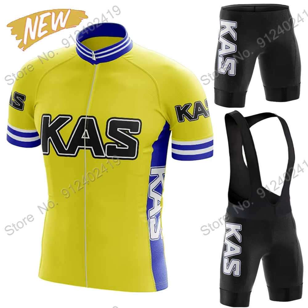 Cycling Commute Shorts - ชุดเสื้อจักรยานทีม New Retro Kas ปี 2026