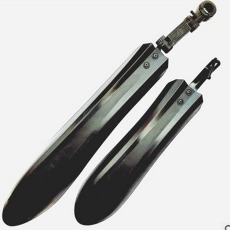 Fender Mudguard Set - ชุดบังโคลนจักรยานแบบปลดเร็ว PP บังโคลนหน้าและหลังแบบขยายและยาวขึ้น สำหรับจักรยานเสือภูเขา