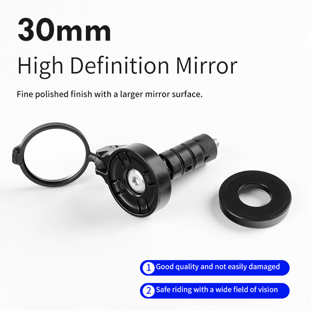 กระจกนูนติดแฮนด์จักรยาน ปรับหม - Mirror Handlebar Convex บทวิจารณ์และราคา