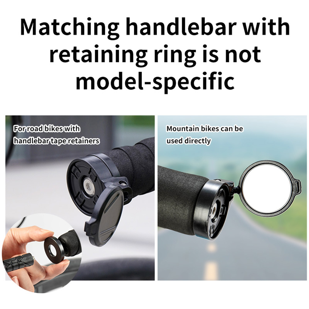 กระจกนูนติดแฮนด์จักรยาน ปรับหม - Mirror Handlebar Convex บทวิจารณ์และราคา