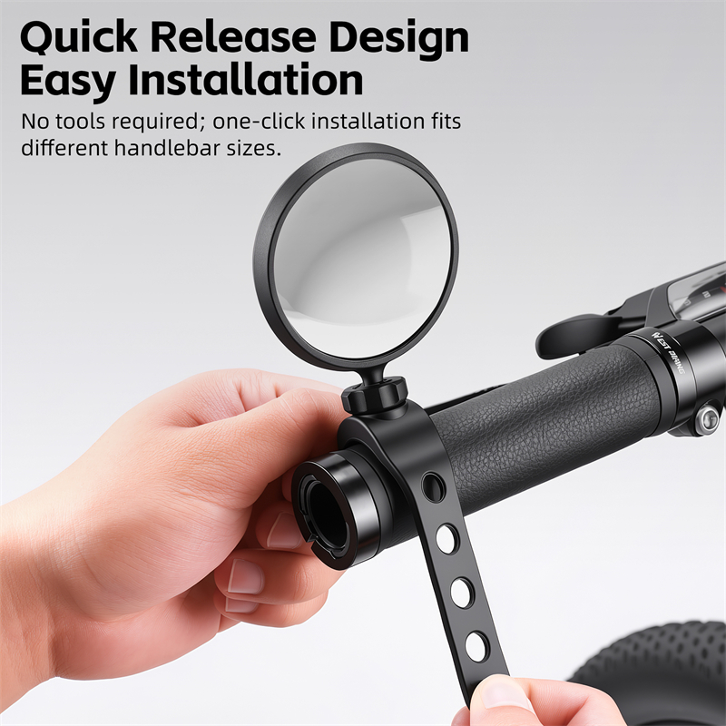 กระจกมองหลังจักรยานมุมกว้าง WE - Mirror Handlebar Convex บทวิจารณ์และราคา