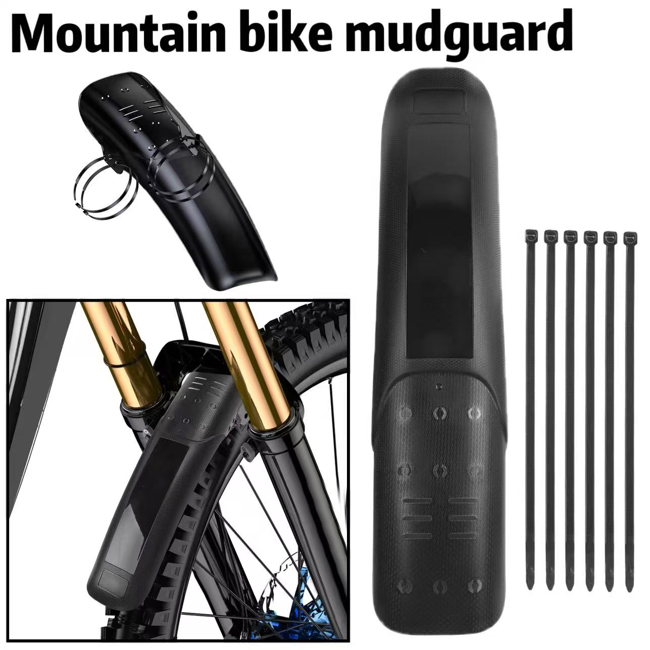 ชุดบังโคลนจักรยานสำหรับปั่นจัก - Fender Mudguard Set บทวิจารณ์และราคา