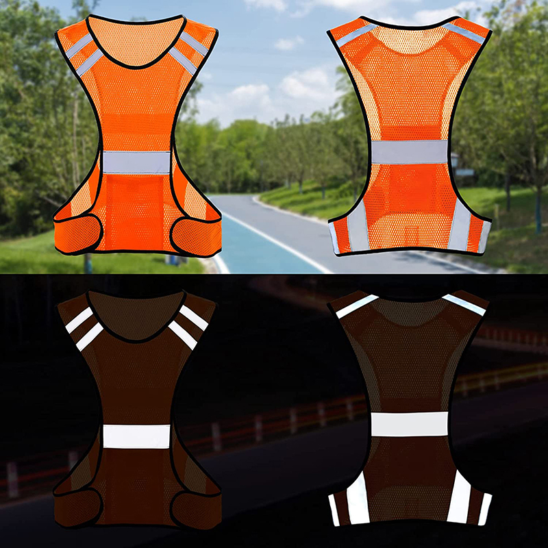 เสื้อกั๊กนิรภัยสะท้อนแสงตาข่าย - Reflective Vest Cycling บทวิจารณ์และราคา