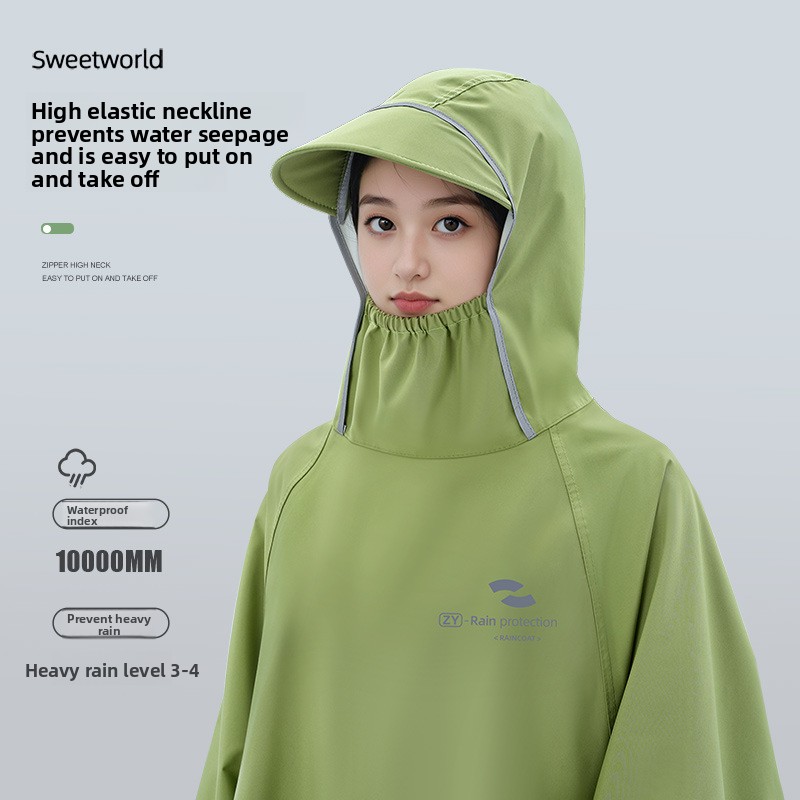 เสื้อกันฝนแบบเต็มตัวแขนยาวกันน - Cycling Commute Rain บทวิจารณ์และราคา