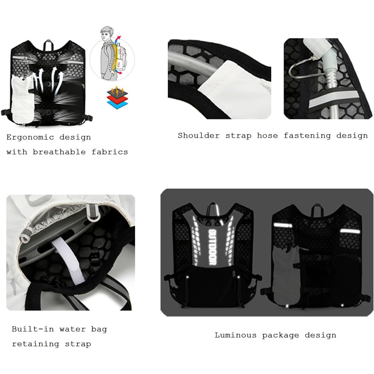 เสื้อกั๊กสะท้อนแสงสำหรับวิ่งพร - Reflective Vest Cycling บทวิจารณ์และราคา