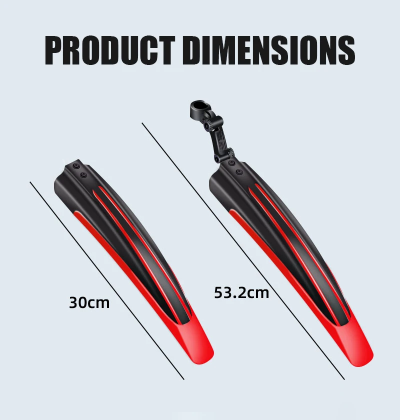 ชุดบังโคลนจักรยาน2ชิ้นสำหรับจั - Fender Mudguard Set บทวิจารณ์และราคา